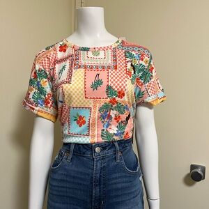 NWT - Spring/Summer Tropical print shirt - Size M